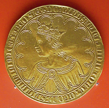 Gran Dobla de Pedro I de Castilla y Le&oacute;n. Museo Arqueol&oacute;gico Nacional