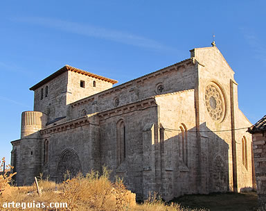 Iglesia de Villamor&oacute;n, desde el noroeste