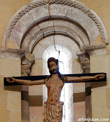 Imaginer&iacute;a medieval: Cristo en la iglesia de La Vera Cruz de Segovia