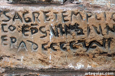 Inscripci&oacute;n del siglo X en la iglesia de Viveda