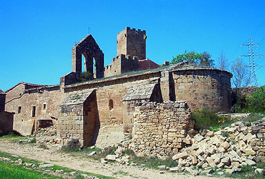 Castillo e iglesia de Les Sitges