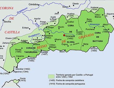 Mapa del Reino de Granada