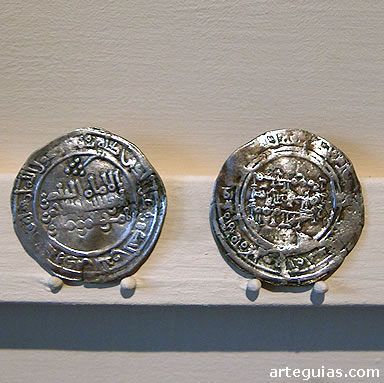 Monedas califales del gobierno de Abd al-Rahm&aacute;n III. Museo de Cuenca