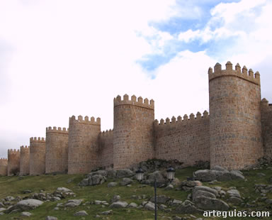 Tramo norte de la muralla