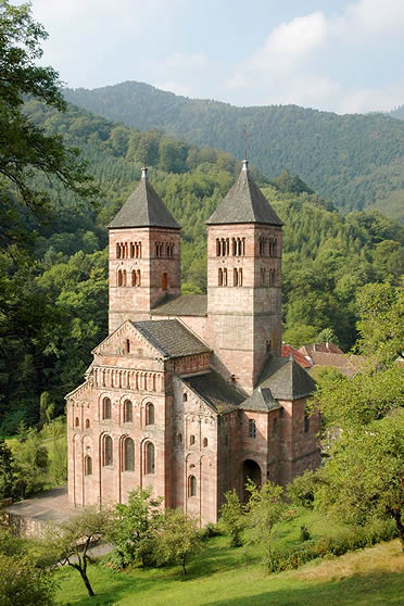 Iglesia mon&aacute;stica de Murbach. Siglo XII