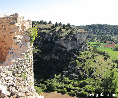 Paisaje desde del Castillo de Calata&ntilde;azor