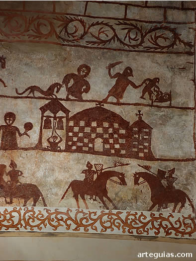 Detalle de las pinturas