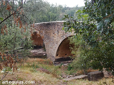Puente de acceso a Espejo de Tera