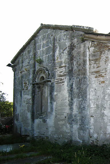 San Cristovo da Cervela: &aacute;bside plano