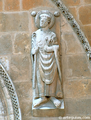 Detalle escult&oacute;rico de la iglesia de San Isidoro de Le&oacute;n