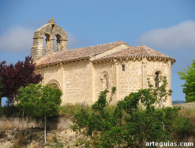 Ermita de Nuestra Se&ntilde;ora de las Eras de Santa Gadea del Cid, a poca distancia de Miranda de Ebro (Burgos)