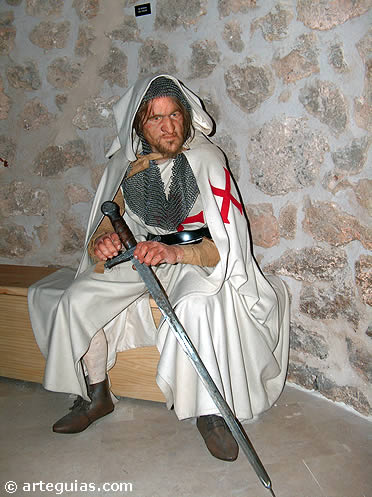 Caballero templario en el Castillo de Torija, Guadalajara