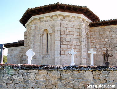 Cabecera de la iglesia de Villatuelda