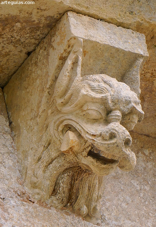 Canecillo. Ermita de Nuestra Se&ntilde;ora de La Oliva de Esc&oacute;bados de Abajo