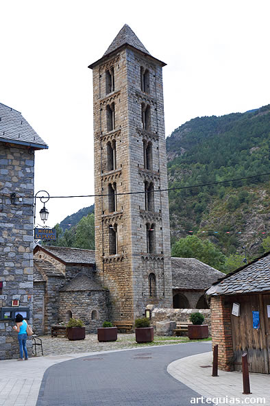 Santa Eulalia de Erill la Vall, desde el noreste