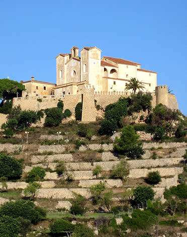 Santuario de Sant Salvador de Art&agrave;, Mallorca. Islas Baleares