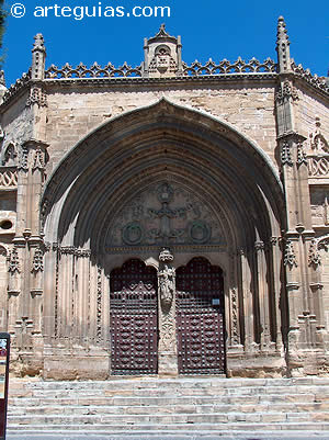 Portada meridional g&oacute;tica de la iglesia de San Pablo de &Uacute;beda (Ja&eacute;n)