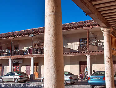 Soportales de la plaza mayor
