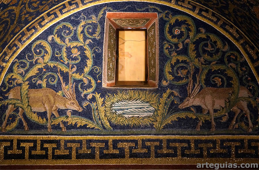 Ciervos bebiendo agua representando el salmo 42