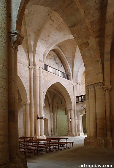 Alzado de la iglesia del Monasterio de Irache
