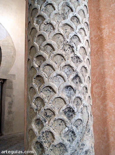 Fuste de una de las columnas