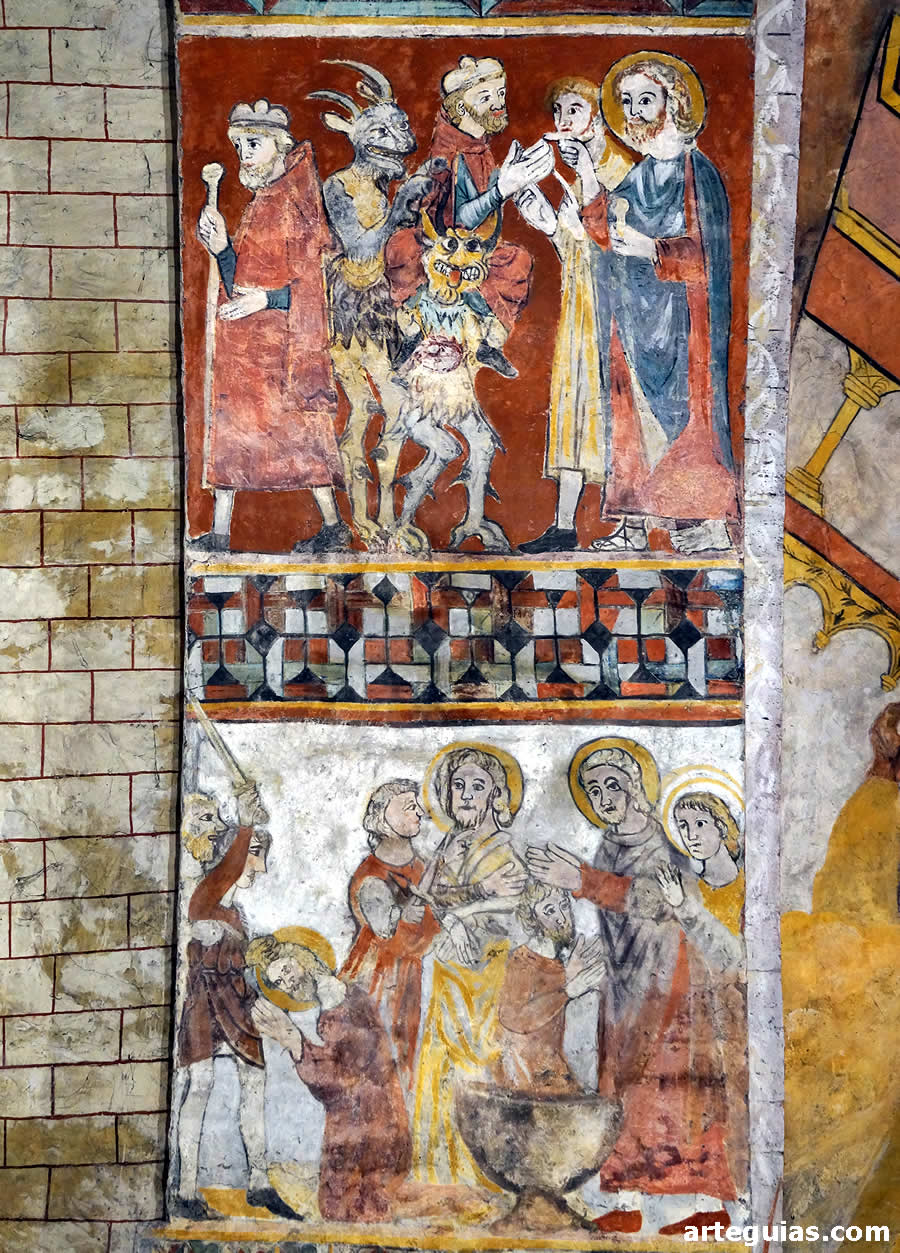 Pinturas del siglo XIII o XIV