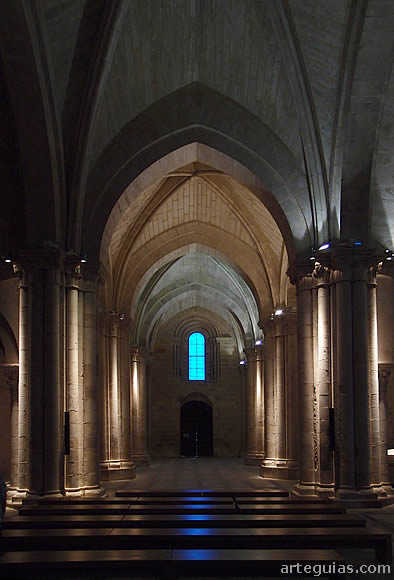 Nave central de la iglesia en su estado actual