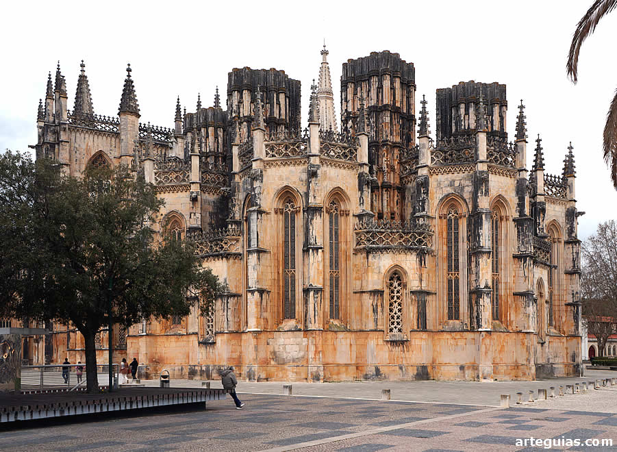 Las c&eacute;lebres Capillas Inacabadas que son el emblema del Monasterio de Batalha
