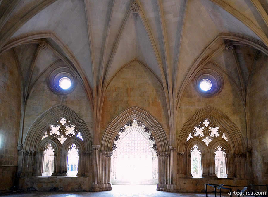 Monasterio de Batalha, Portugal: sala capitular