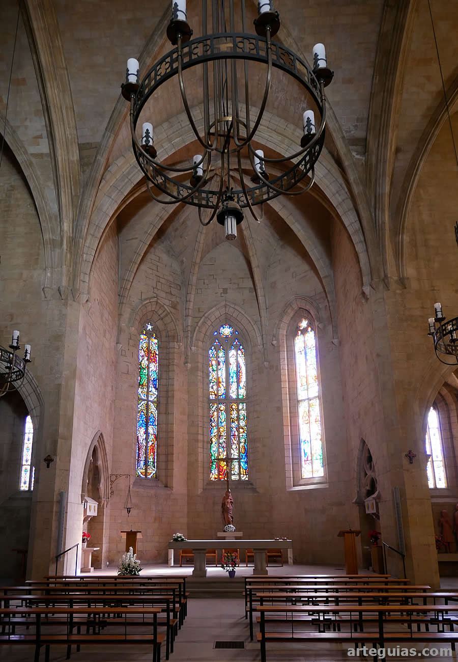 Monasterio de Bellpuig de les Avellanes, Lleida: ábside principal de la iglesia