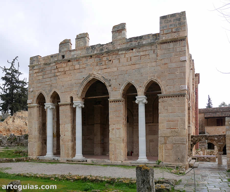 Exonártex del Monasterio de Dafni, Atenas