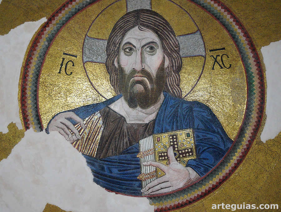 Monasterio de Dafni, Atenas: Panticrátor de la cúpula
