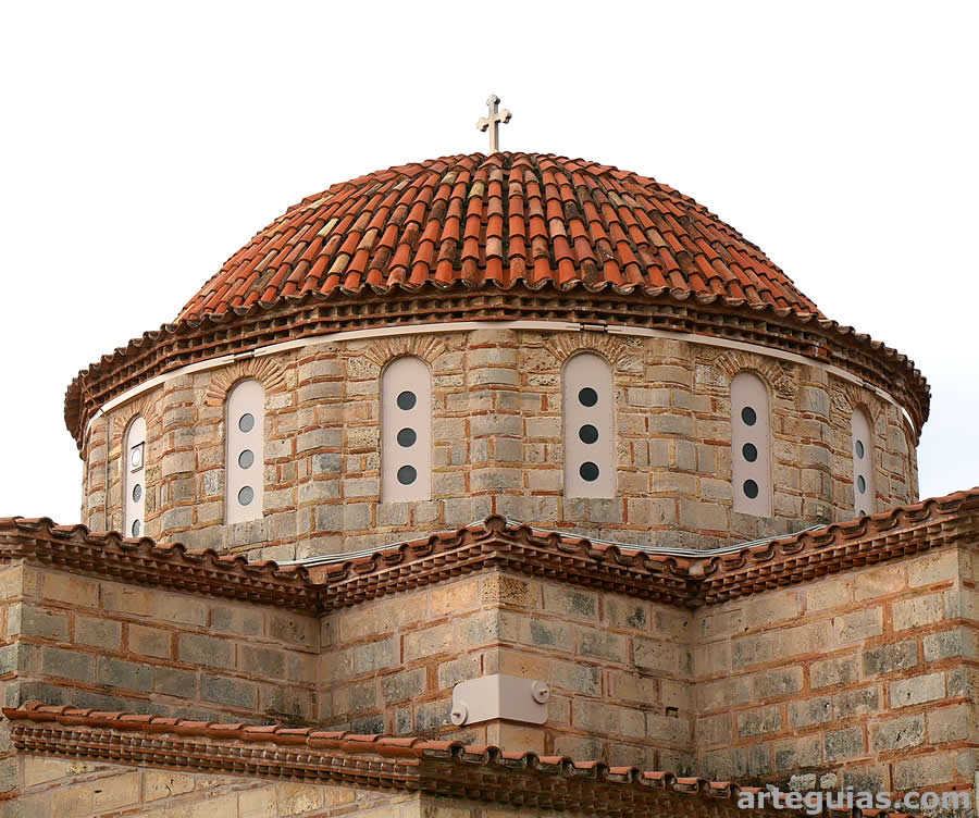Cúpula del monasterio bizantino de Dafni