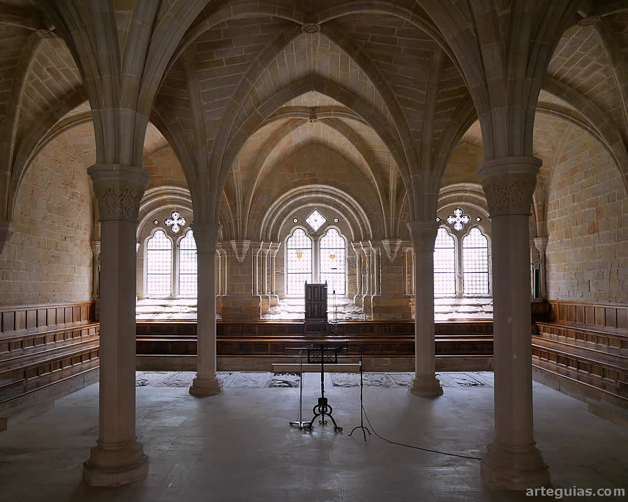 Monasterio de Poblet: Sala Capitular