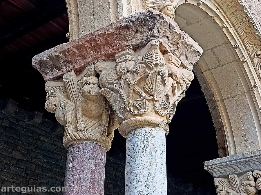 Capiteles románicos del siglo XII