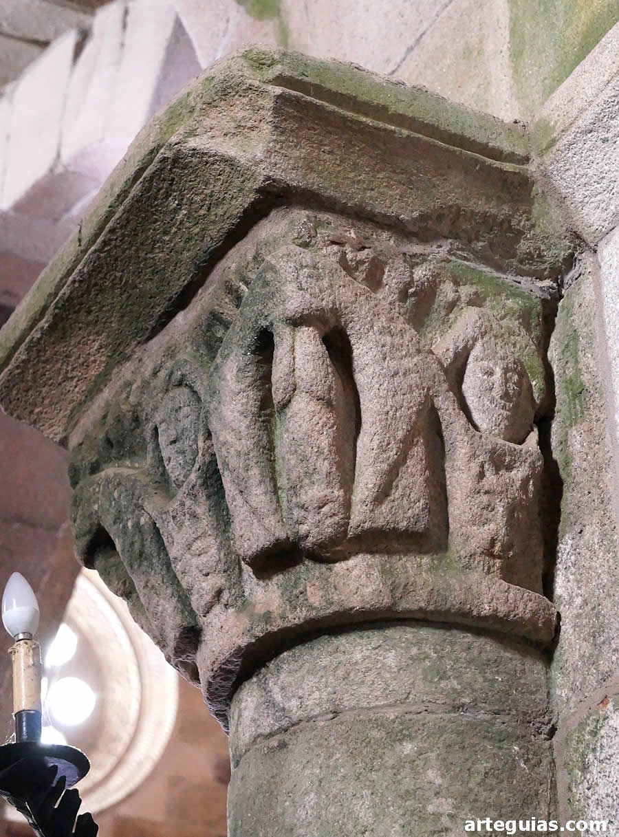 Capitel rom&aacute;nico de San Pedro de Rates