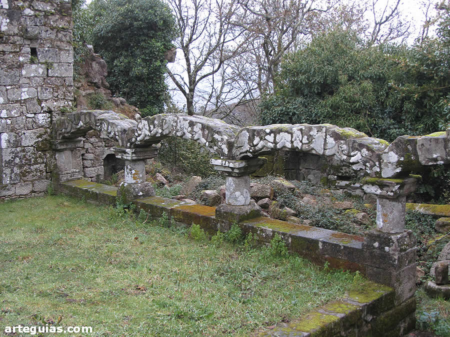 Galería del claustro monástico