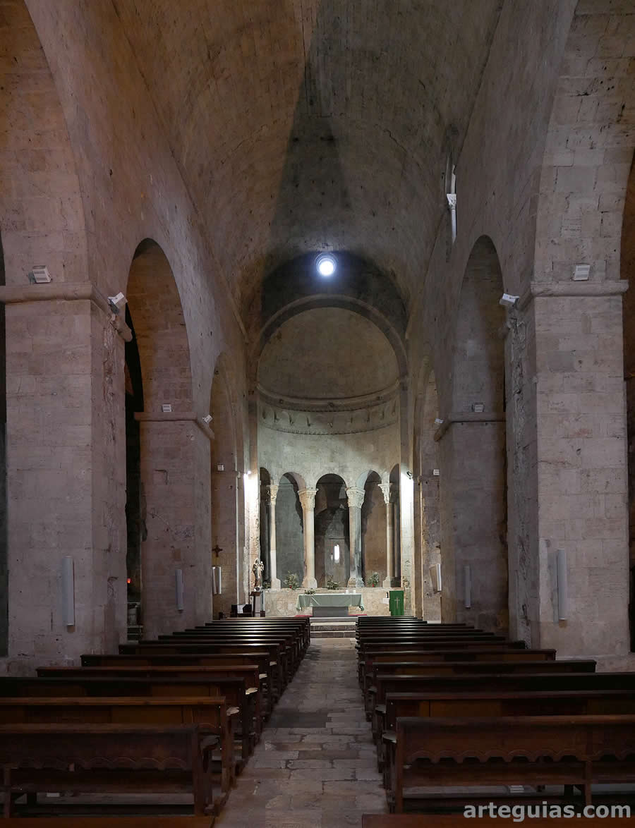 Nave central de Sant Pere de Besalú
