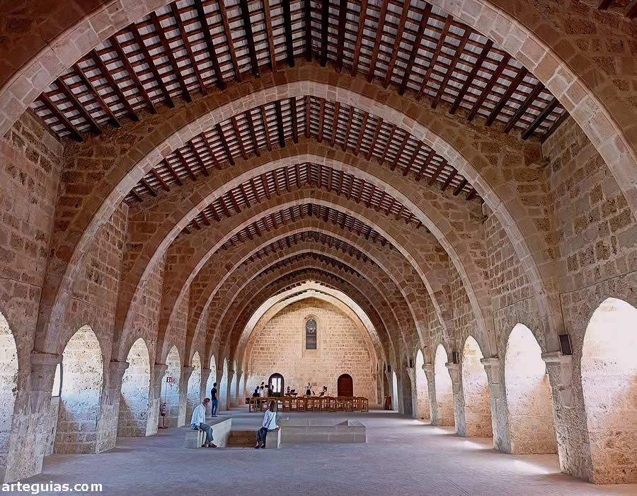 Dormitorio de los monjes