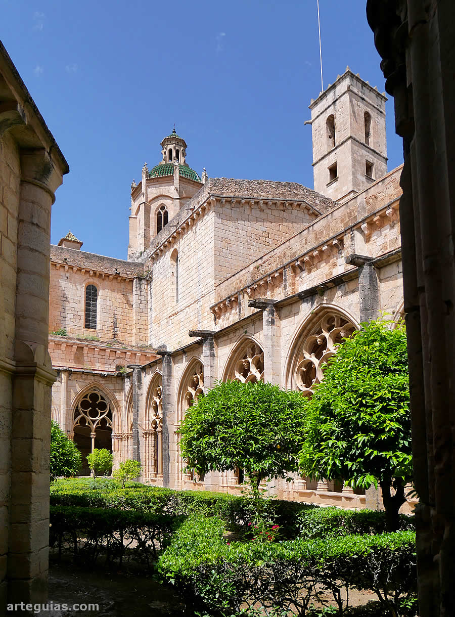 Monasterio de Santes Creus, Tarragona: aspecto del claustro