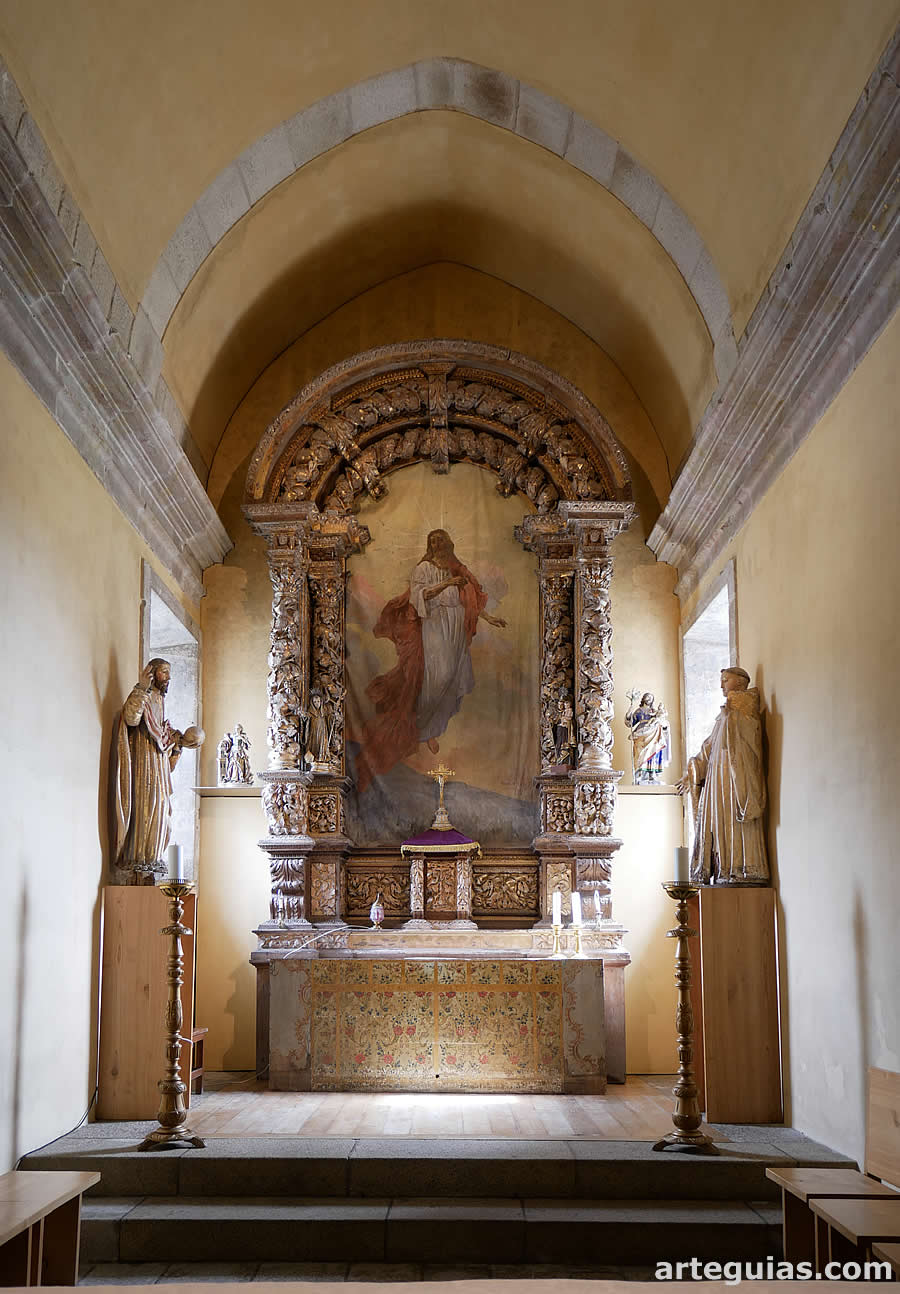 Ábside central reconstruido en el siglo XVIII