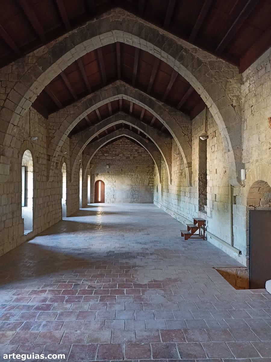 Dormitorio del monasterio de Vilabertrán