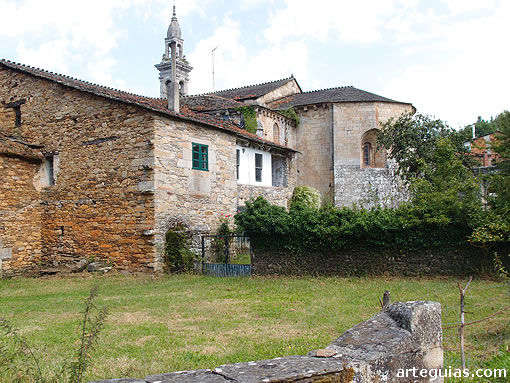Entorno actual del Monasterio de Santa María de Ferreira de Pallares, Lugo