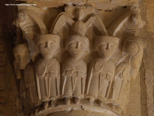 Monasterio de San Pedro de las Due&ntilde;as: capiteles de las monjas