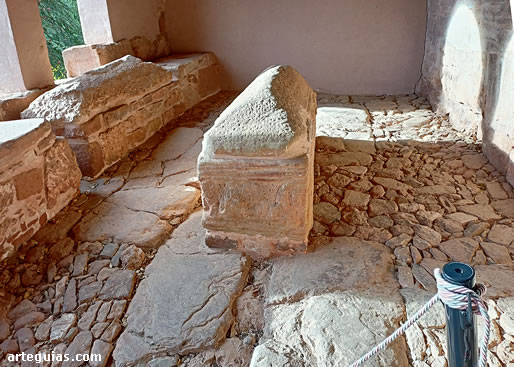 Algunos de los sarcófagos