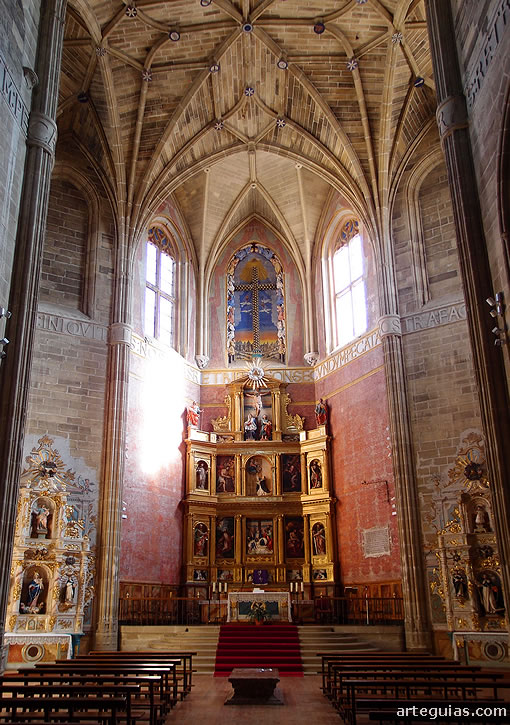 Monasterio de Nuestra Señora de la Piedad de Casalarreina, La Rioja: interior de la cabecera