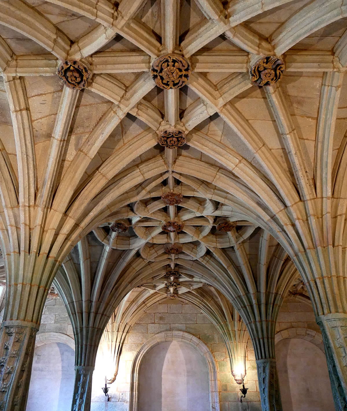Bovedas de la sala capitular del Monasterio de Oseira