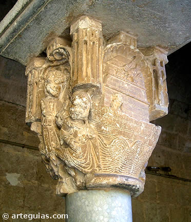 Capitel del Ciclo de No&eacute;