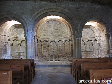 Cabecera de la iglesia superior