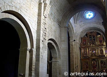 Interior de la iglesia. San Pedro el Viejo